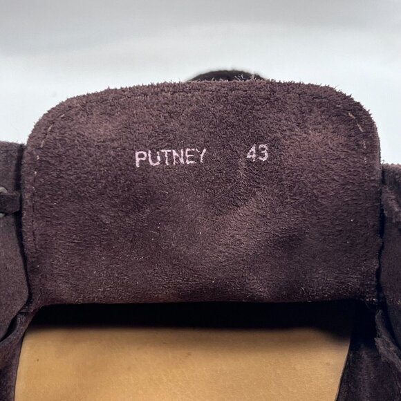 Jones Bootmaker Men's Putney Suede Shoes Brown EU 43/ US 10-10.5 Dress Shoe‎ - Picture 2 of 14